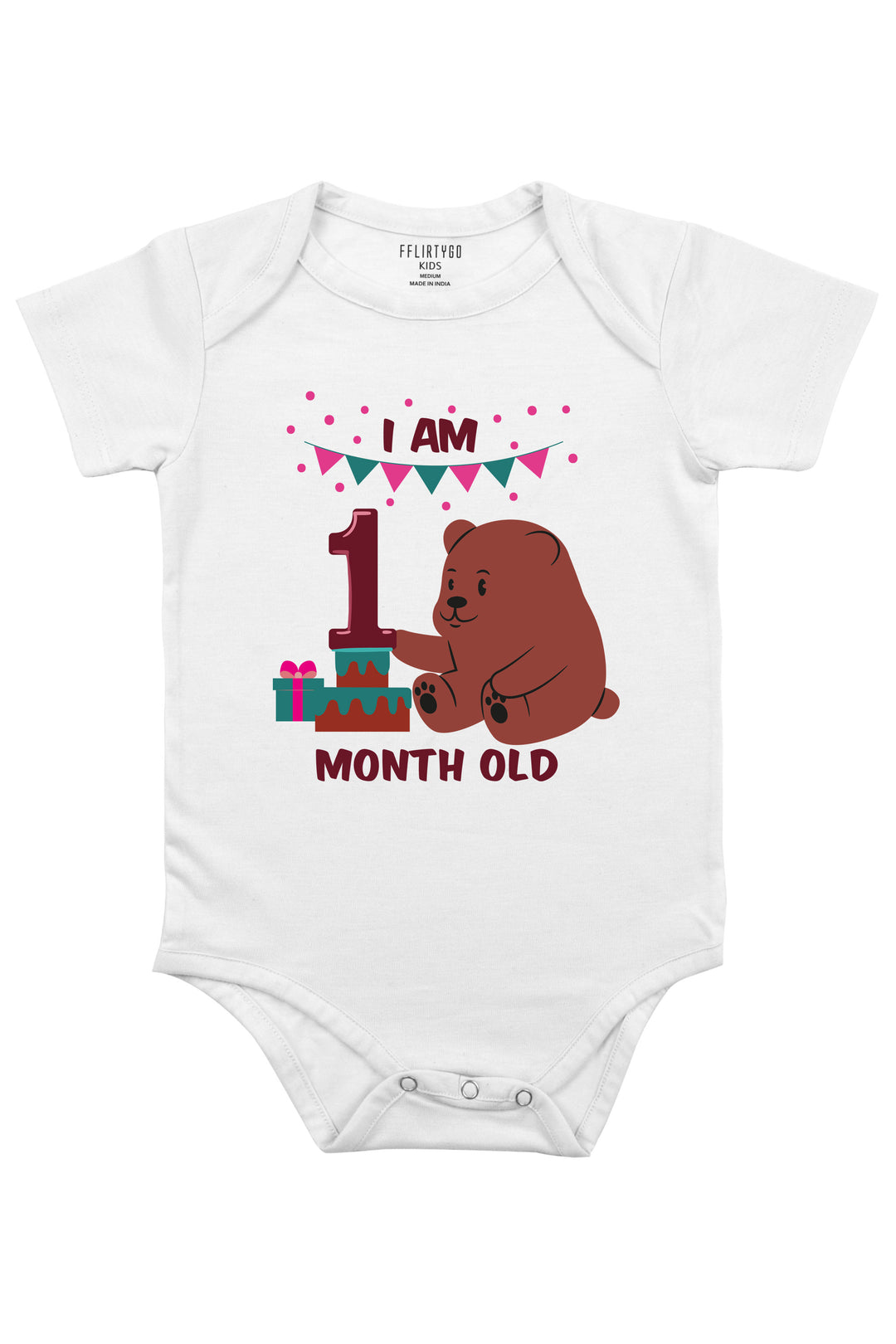 One Month Milestone Baby Romper | Onesies
