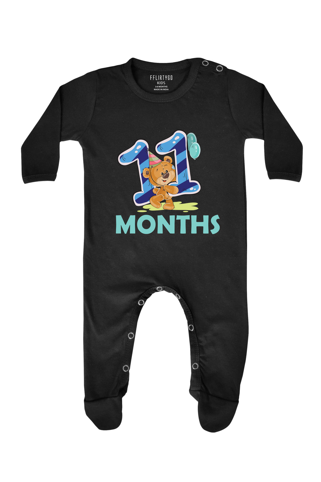 Eleven Months Milestone Baby Romper | Onesies
