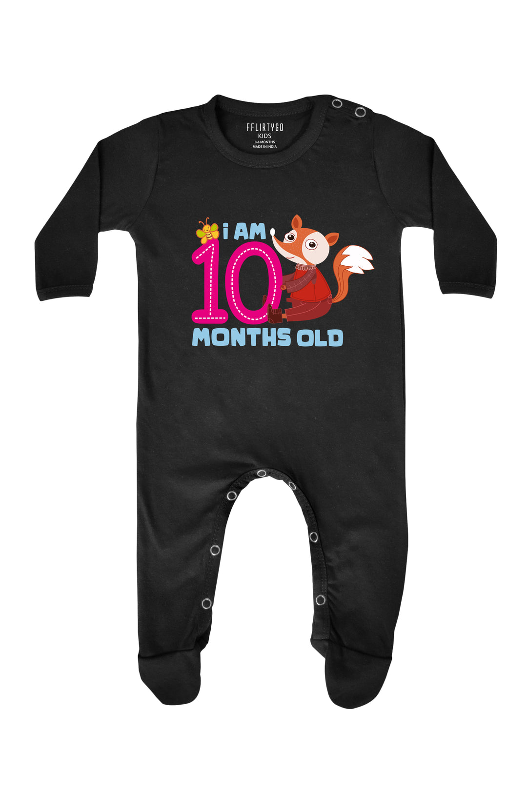 I Am Ten Months Old Baby Romper | Onesies