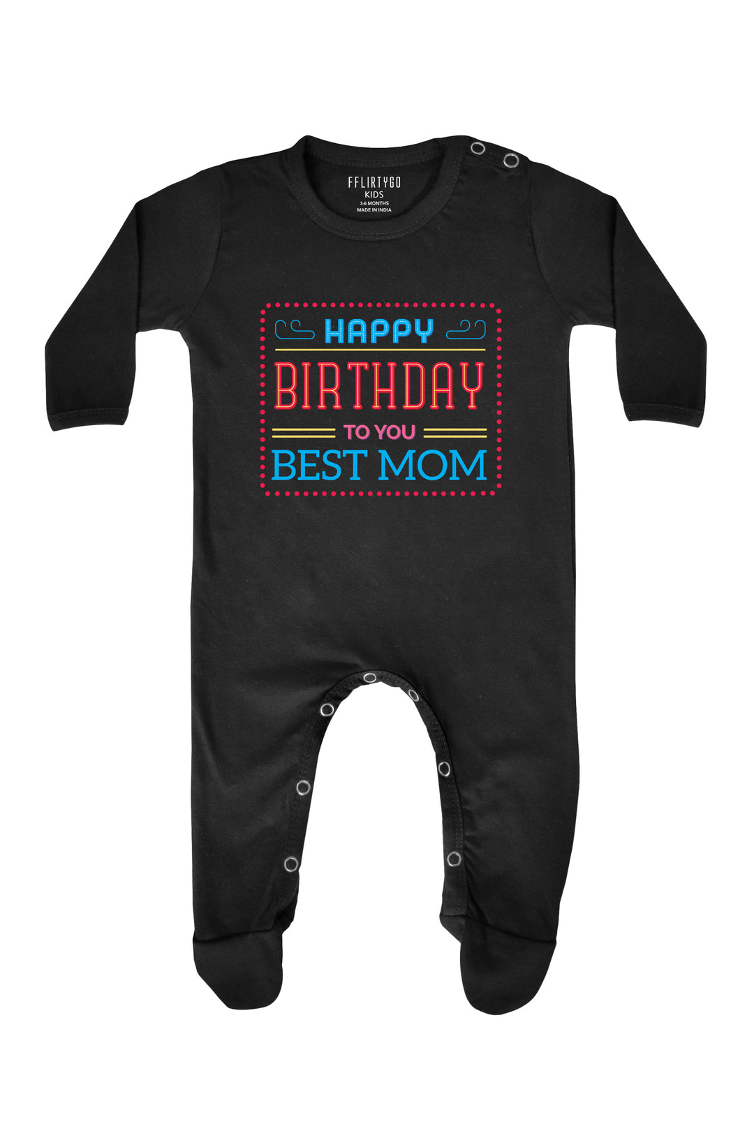 Happy Birthday Best Mom Baby Romper | Onesies