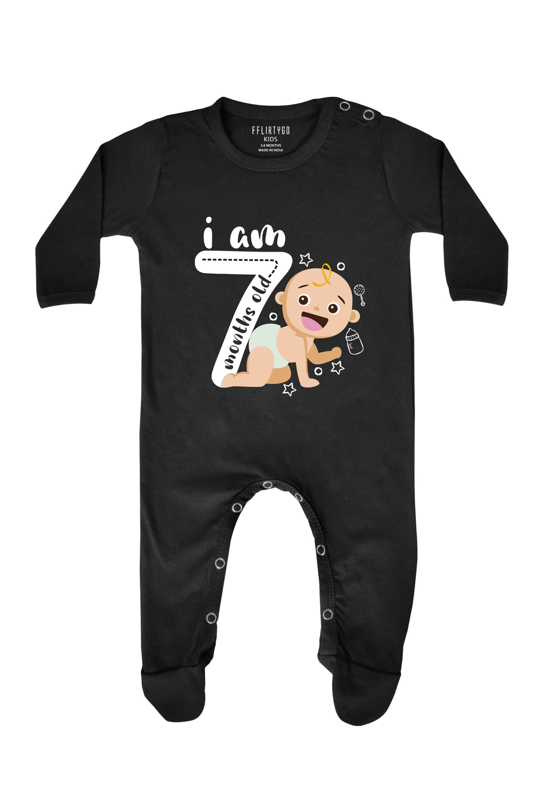 I am 7 months old Baby Romper | Onesies