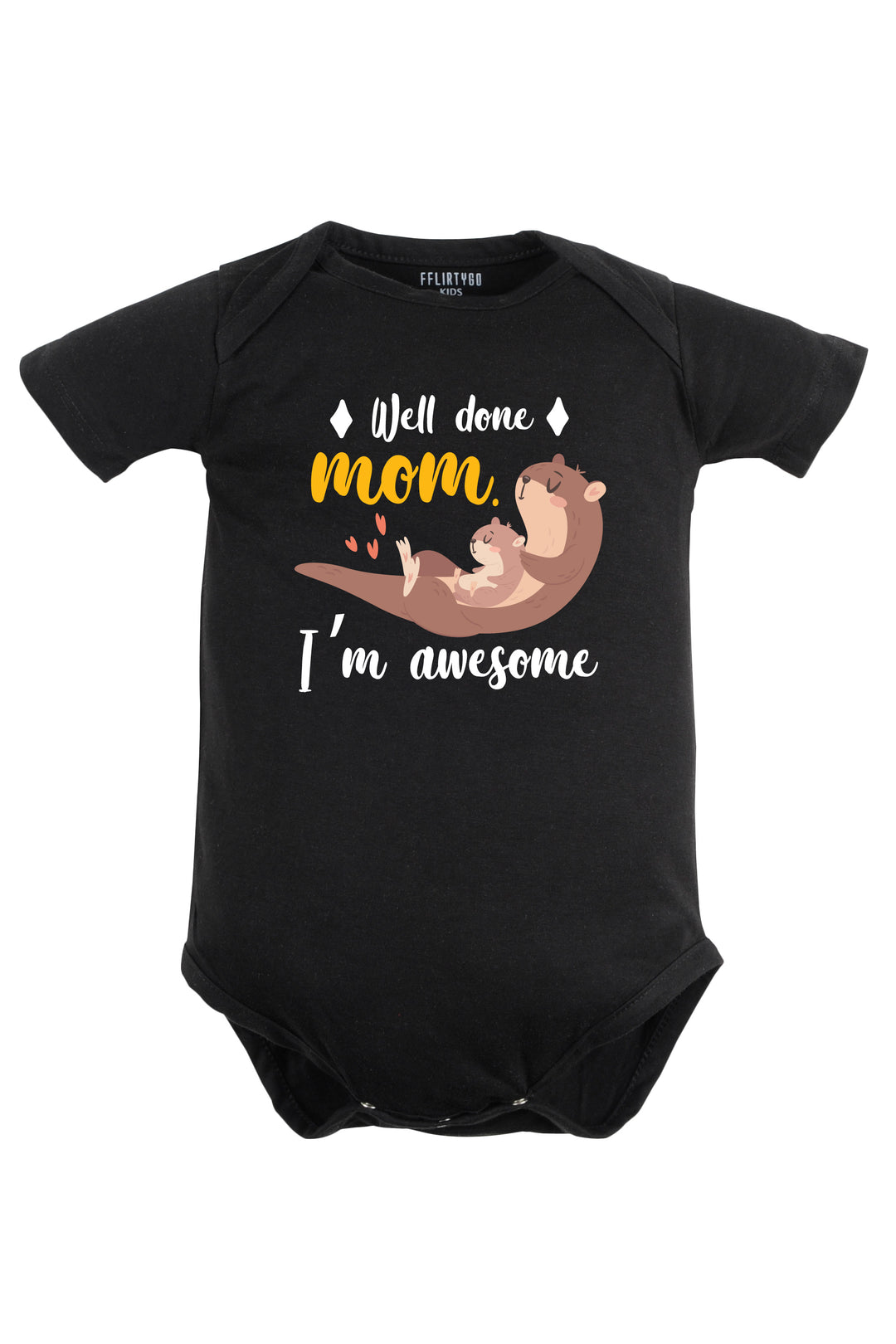 Well Done Mom I'm Awesome Baby Romper | Onesies