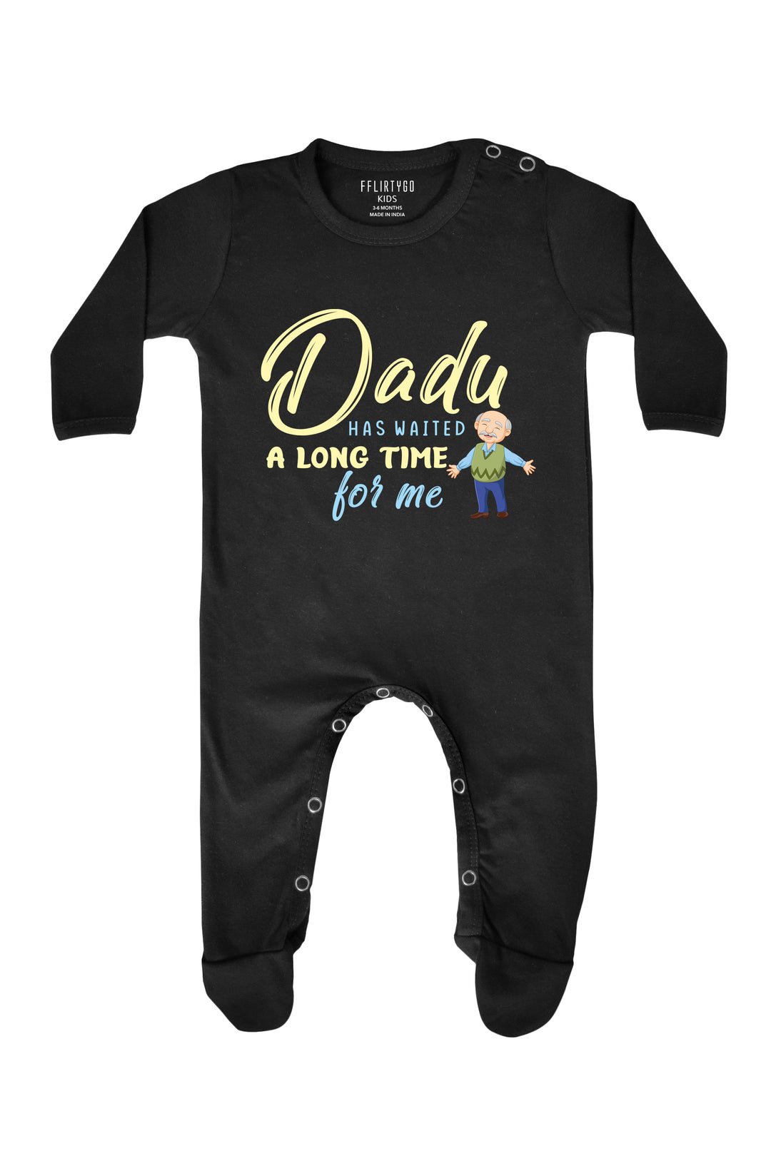 Dadu Has Waited A Long Time For Me Baby Romper | Onesies