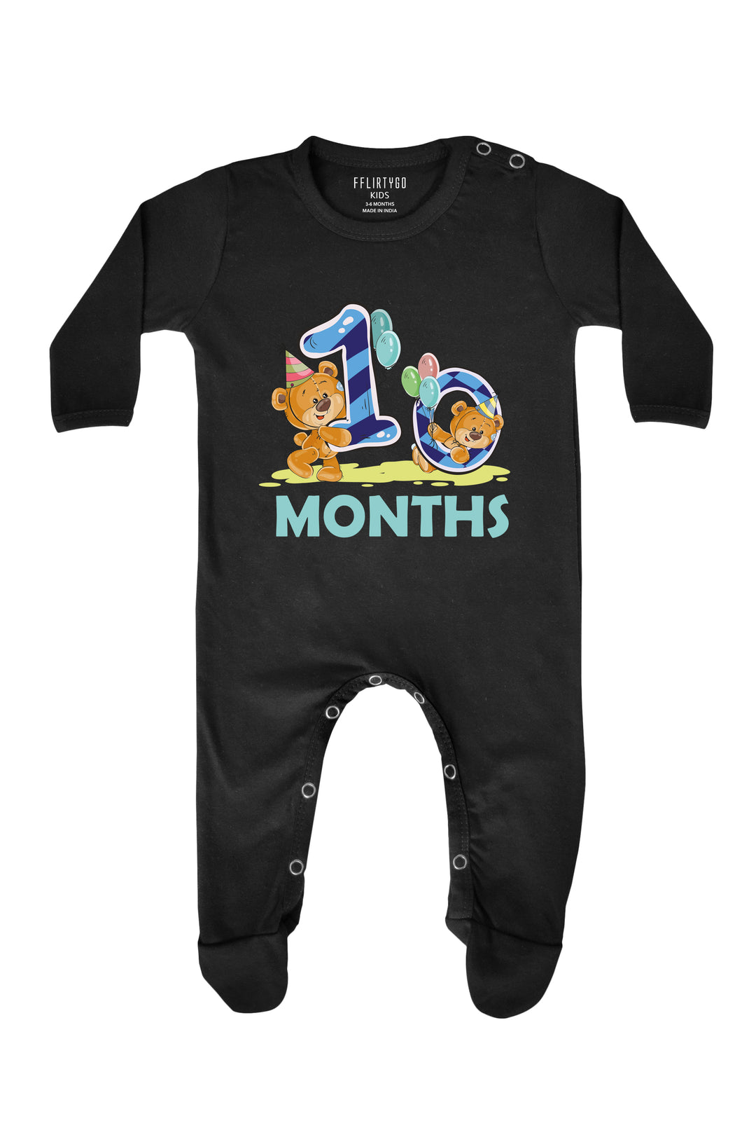 Ten Months Milestone Baby Romper | Onesies
