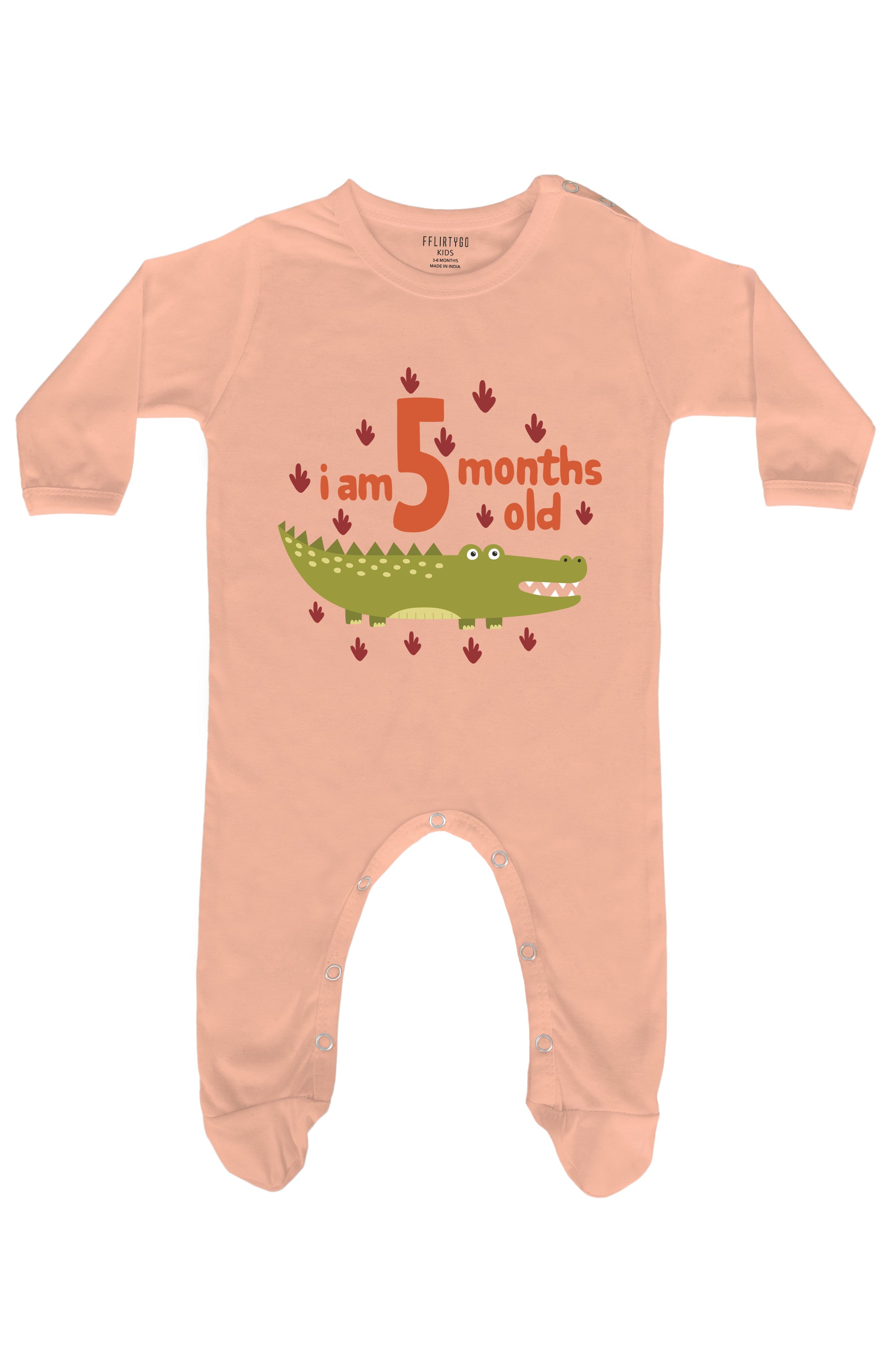 Five Months Milestone Baby Romper Onesies – FflirtyGo