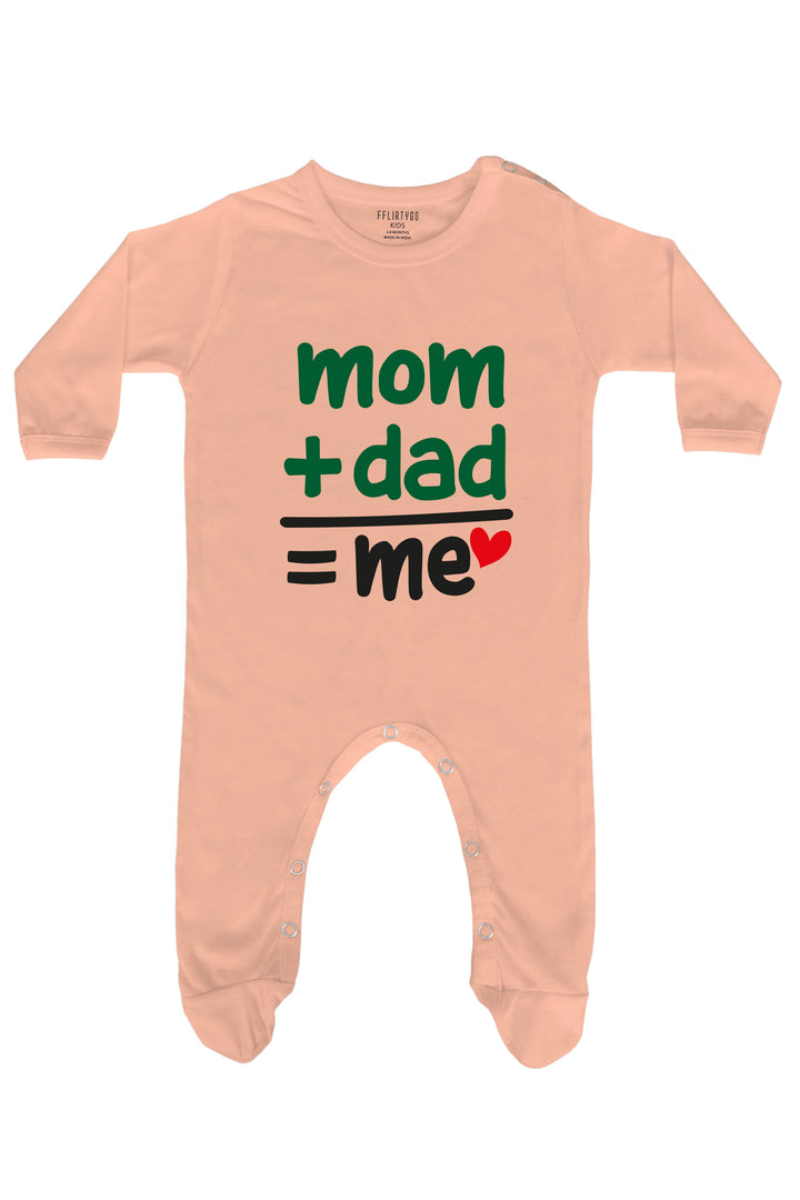 Mom and Dad Equal Me Baby Romper | Onesies