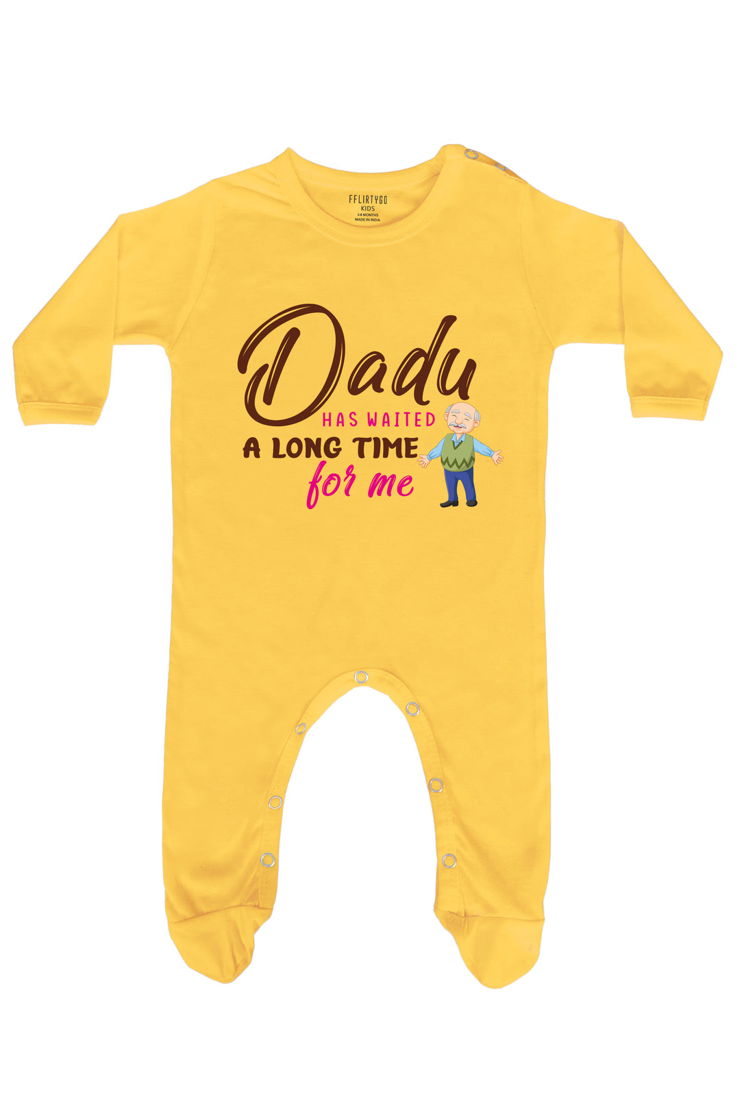 Dadu Has Waited A Long Time For Me Baby Romper | Onesies