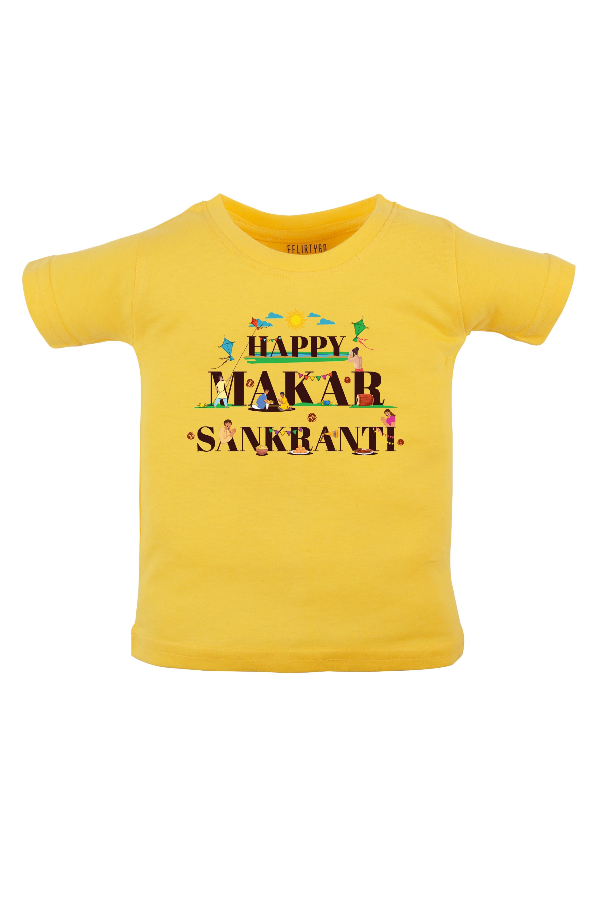 Happy Makar Sankranti Kids T Shirt