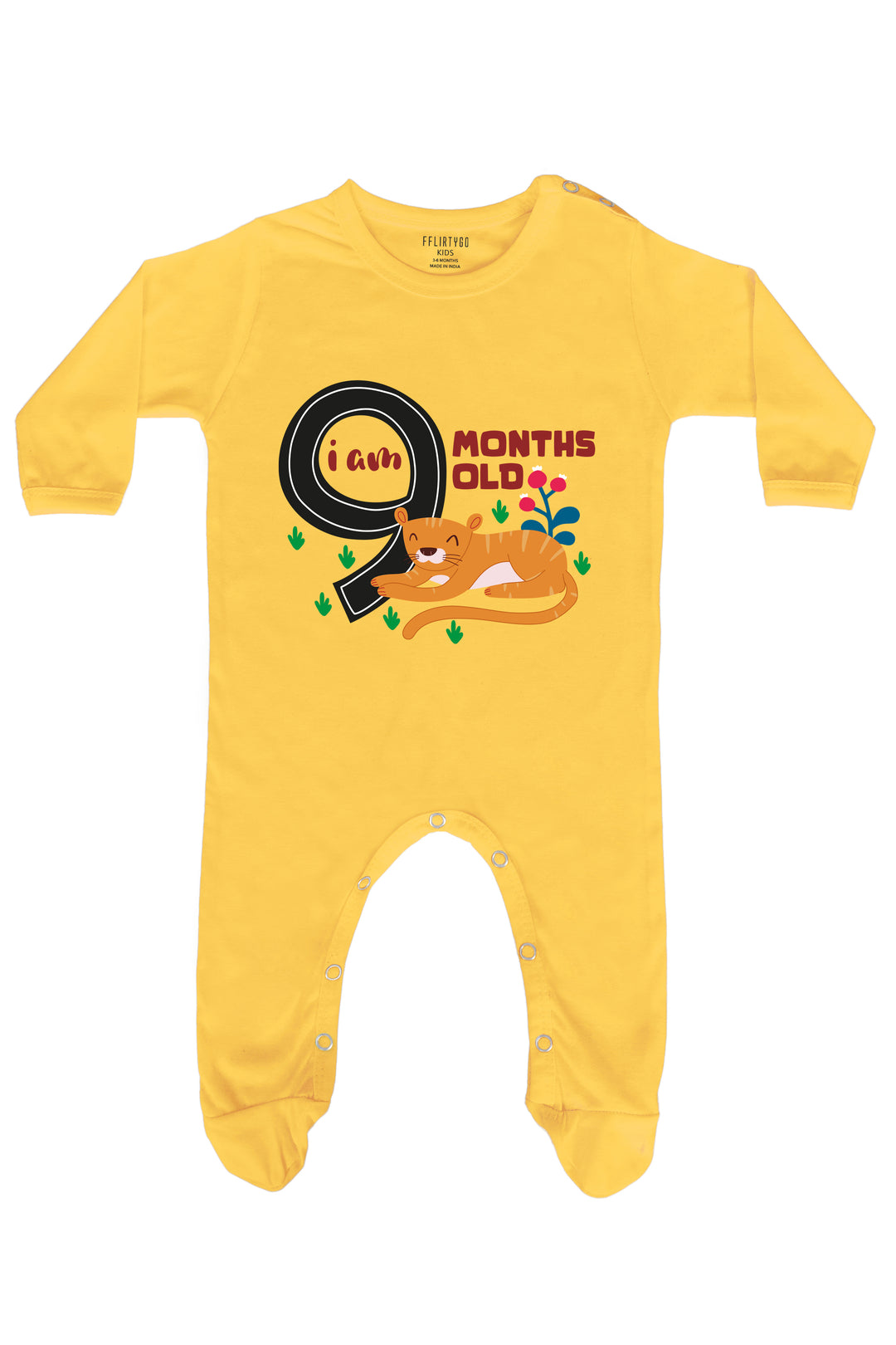 I Am 9 Months Old Romper Baby Romper | Onesies